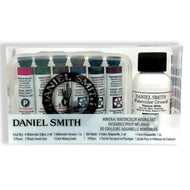 Estojo Aquarela Minerals Mixing 6 Tubos 5ml + 1 Ground 30ml - Daniel Smith