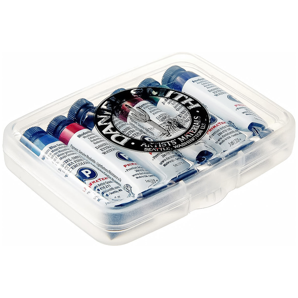 Estojo Aquarela Minerals Mixing 6 Tubos 5ml + 1 Ground 30ml - Daniel Smith