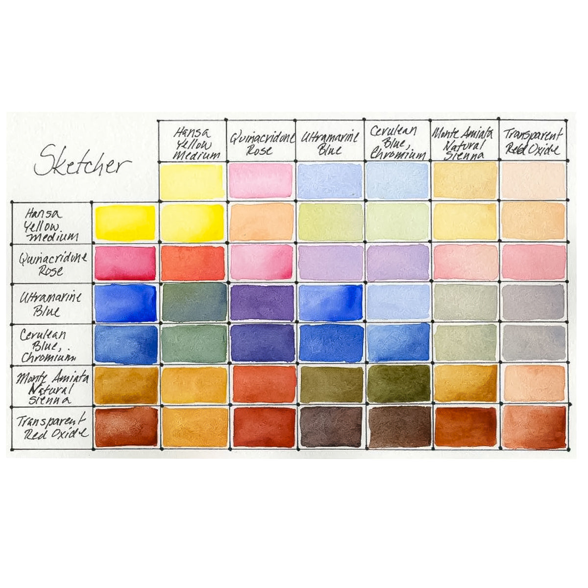 Estojo Aquarela Pastilha Sketcher 6 Unidades - Daniel Smith