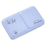 Estojo de Metal Vazio Nevskaya Palitra com Tampa para 12 Pastilhas de Aquarela White Nights