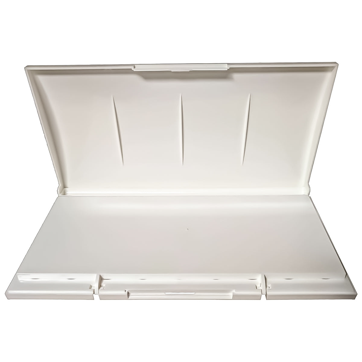 Estojo de Plástico Vázio Nevskaya Palitra com Tampa para 24 a 36 Pastilhas de Aquarela White Nights