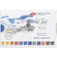 Estojo Aquarela Nevskaya Palitra White Nights Pastilha Urban Landscape com 12 Unidades - 1873