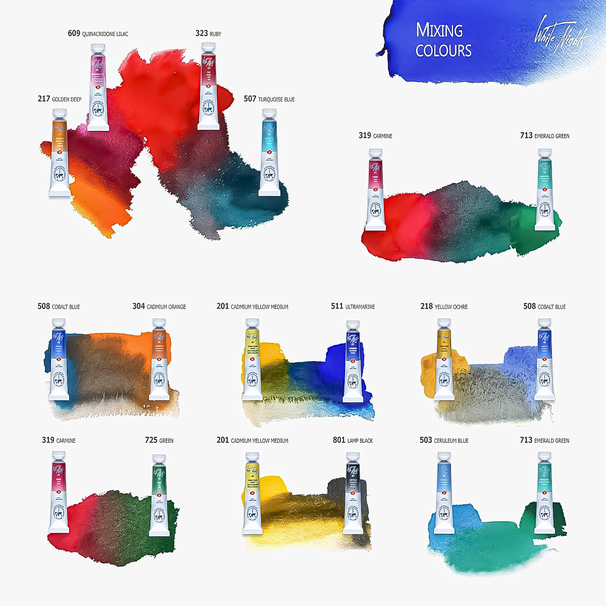 Estojo de Metal Aquarela Nevskaya Palitra Sonnet Pastilha com 10ml 24 Unidades - 1582
