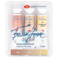 Estojo Aquarela Nevskaya Palitra White Nights 10ml Skins Tons de Pele com 3 Unidades - 1924