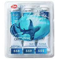Estojo Aquarela Nevskaya Palitra White Nights Granuladas 10ml Tons de Profundidade com 3 Unidades - 214