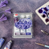 Estojo Aquarela Nevskaya Palitra White Nights Granuladas 10ml Tons Violeta com 3 Unidades - 2144