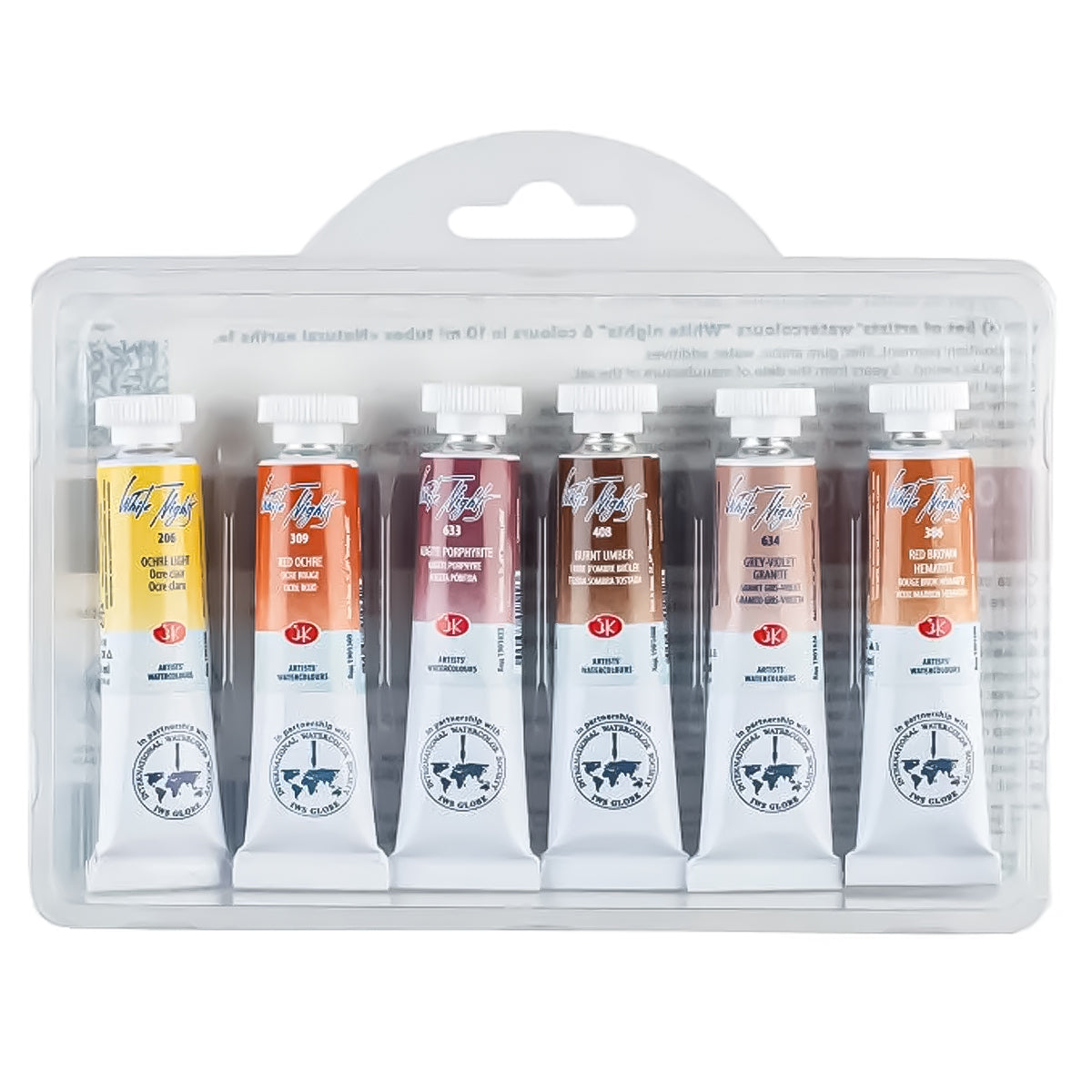 Estojo Aquarela Nevskaya Palitra White Nights 10ml Natural Earths com 6 Undades - 2110