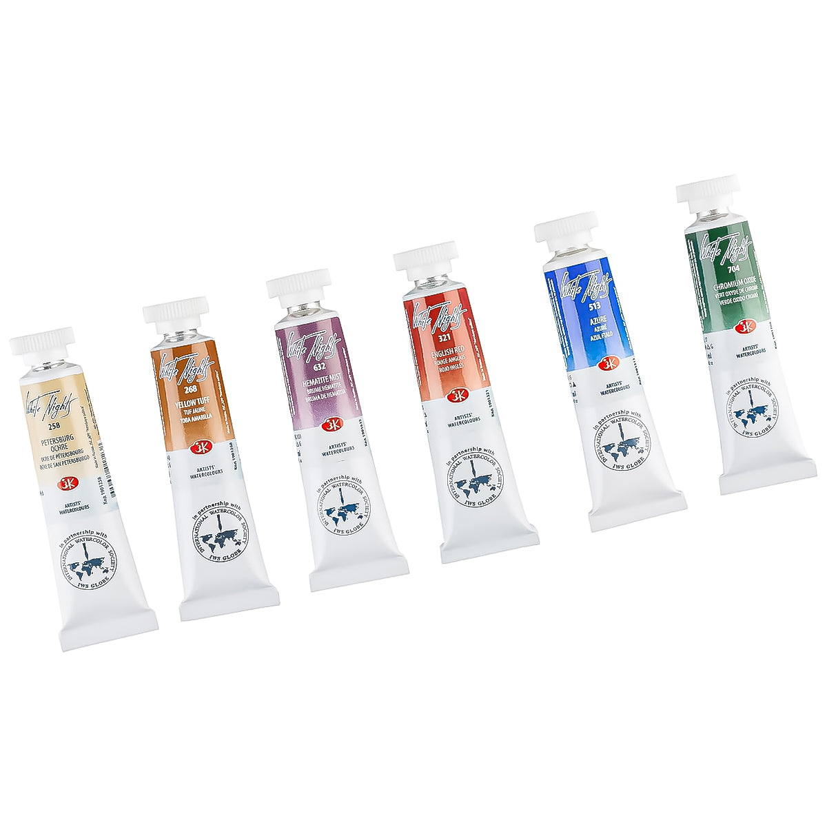 Estojo Aquarela Nevskaya Palitra White Nights 10ml Palette Of St. Petersburg com 6 Unidades - 2107