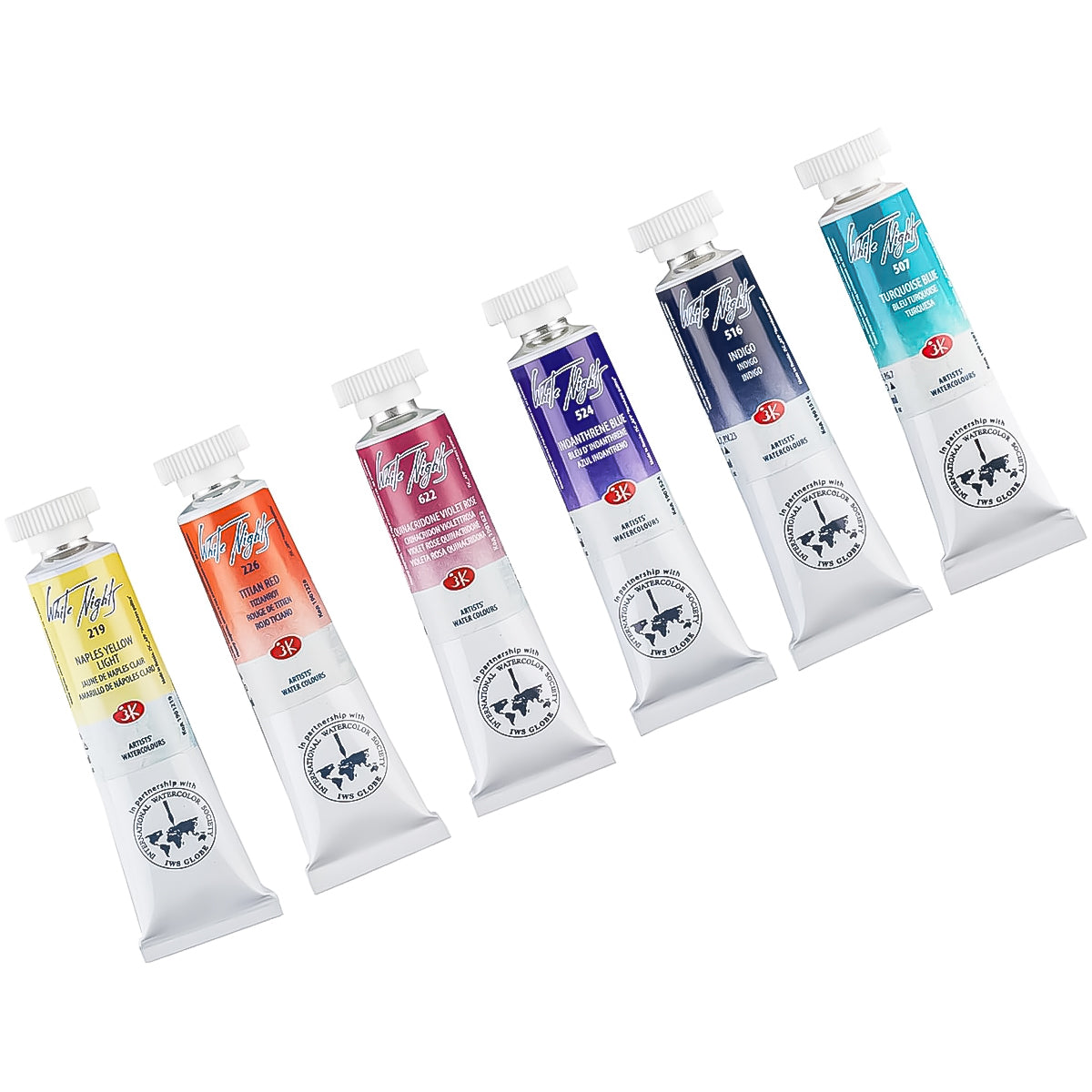 Estojo Aquarela Nevskaya Palitra White Nights 10ml Sunset com 6 Unidades - 2104