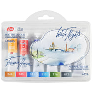Estojo Aquarela Nevskaya Palitra White Nights 10ml Urban Sketch com 6 Unidades - 2103