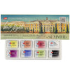 Estojo Aquarela Nevskaya Palitra White Nights Pastilha Shimmering Collection com 8 Unidades - Summer