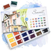 Estojo Aquarela Nevskaya Palitra em Pastilha Palitra Sonnet 24 Cores - 1139