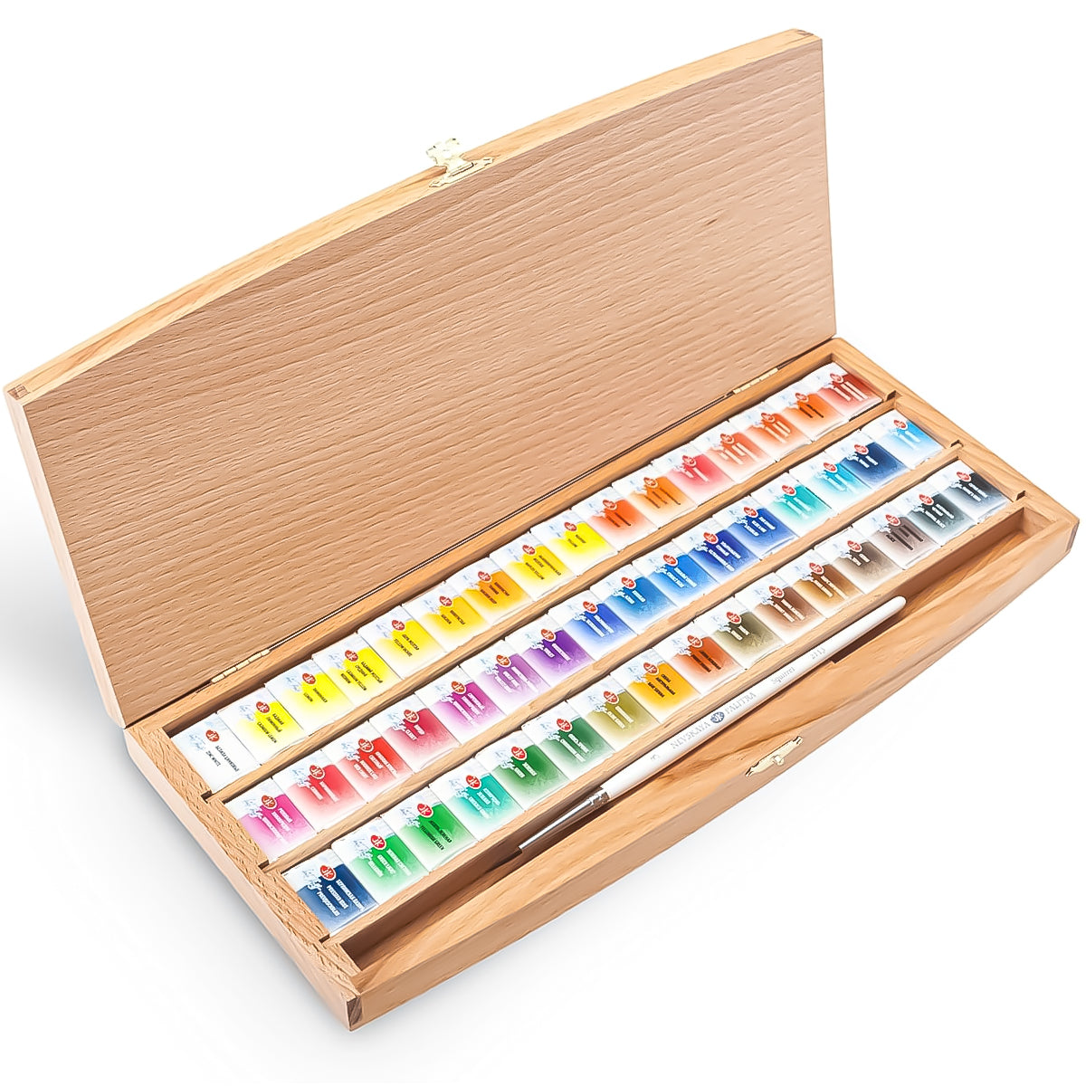 Estojo Aquarela Luxo Nevskaya Palitra em Pastilha White Nights com 48 Unidades - 087