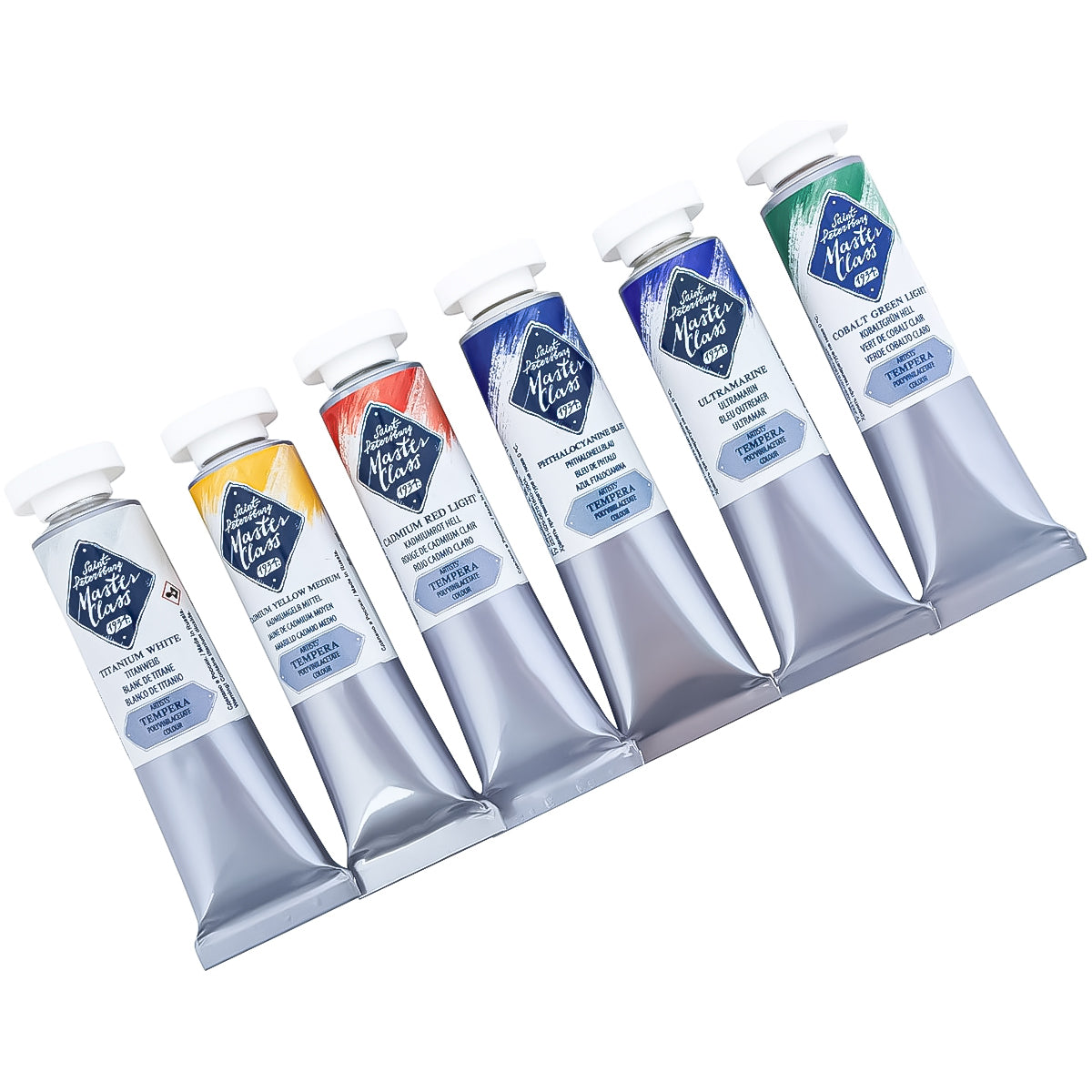 Estojo Tempera Profissional Nevskaya Palitra Master Class 18ml 6 Cores - 2078