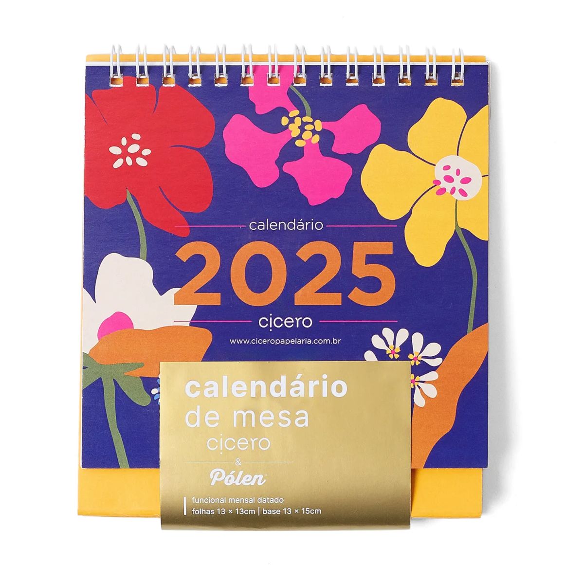 Calendário Mesa 2025 Cicero Pólen 13x15cm