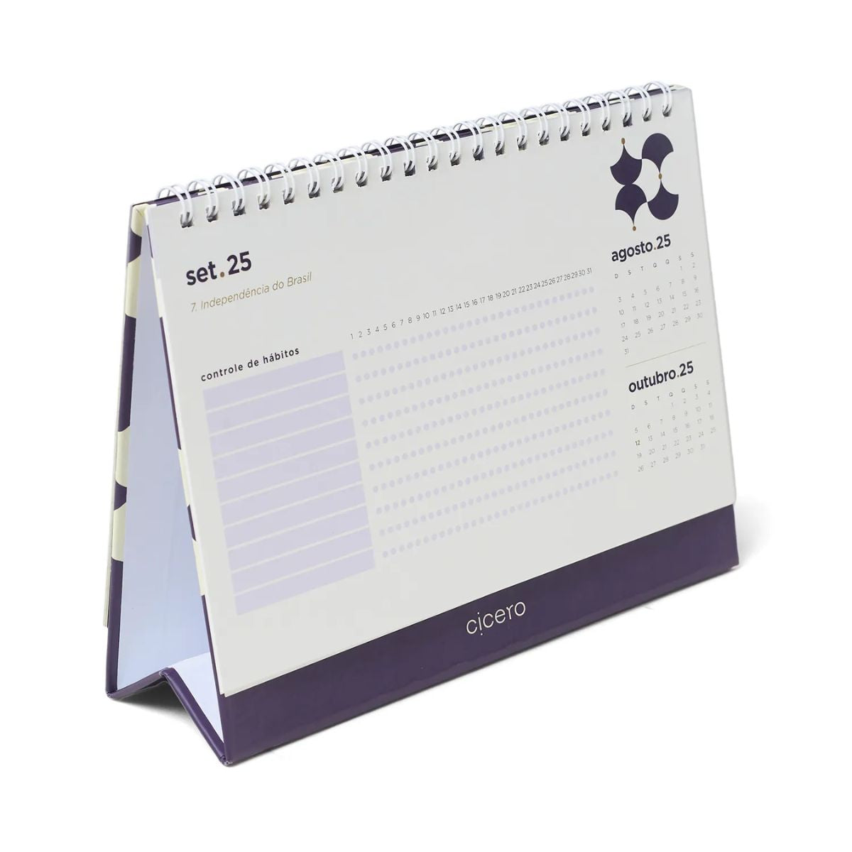 Calendário de Mesa 2025 Cicero Bossa Nova 20x15cm 