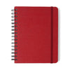 Planner Permanente Wire-o Cicero A5 14,8x21cm Semanal com Notas Clássica Vermelho Quente