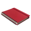 Planner Permanente Wire-o Cicero A5 14,8x21cm Semanal com Notas Clássica Vermelho Quente