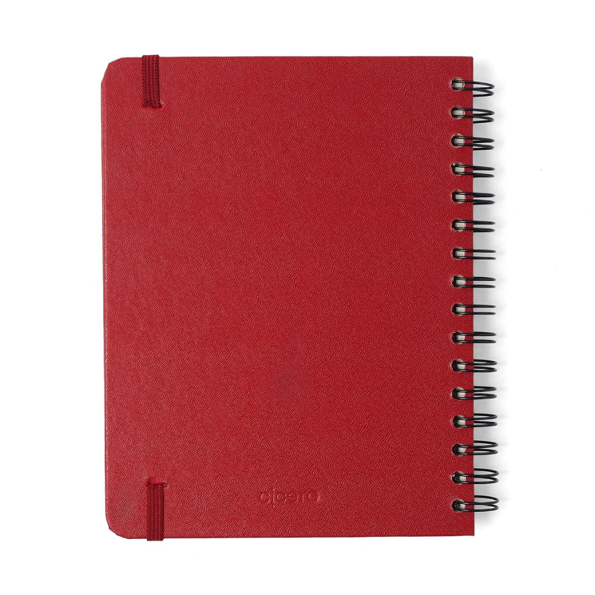 Planner Permanente Wire-o Cicero A5 14,8x21cm Semanal com Notas Clássica Vermelho Quente