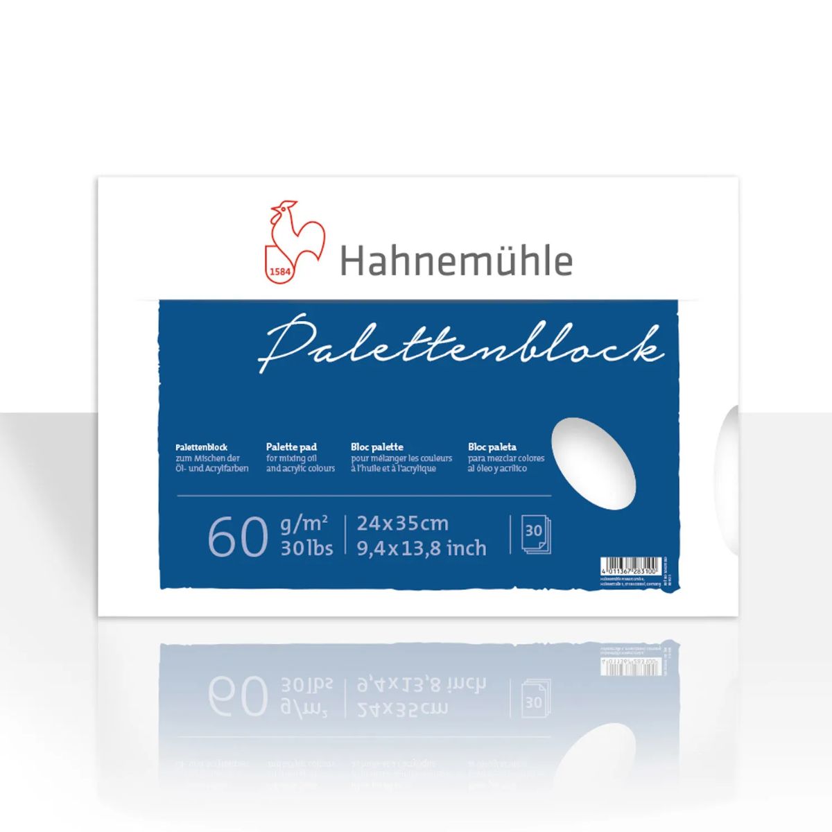 Bloco de Papel Hahnemühle Palette Pad 60g 24x35cm 30 Folhas