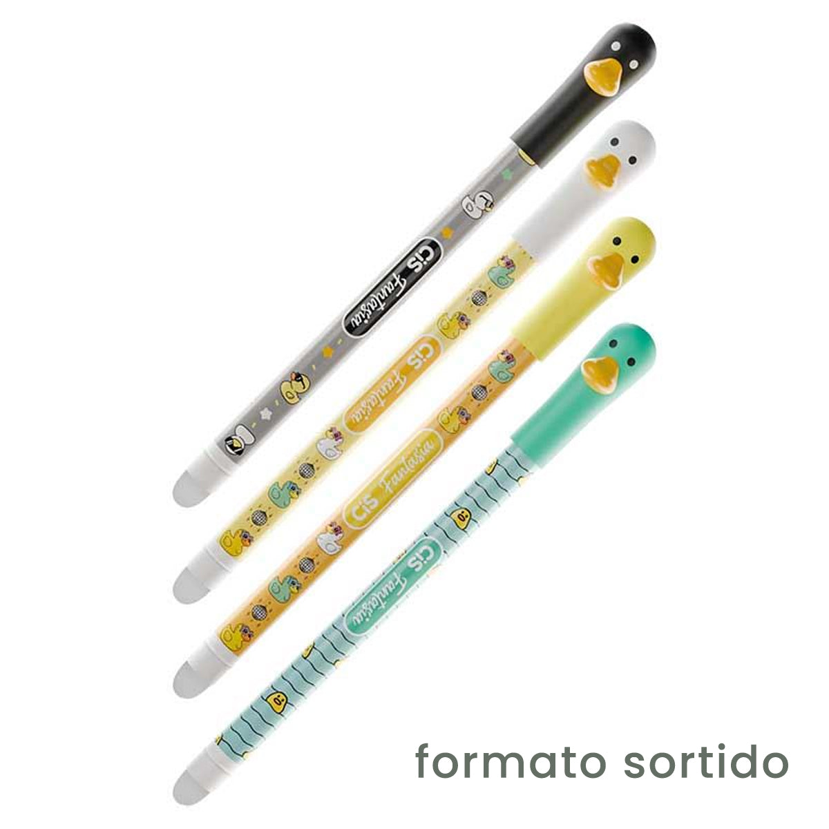 Caneta Apagavel Fantasia 0.5Mm - Pato - Cis