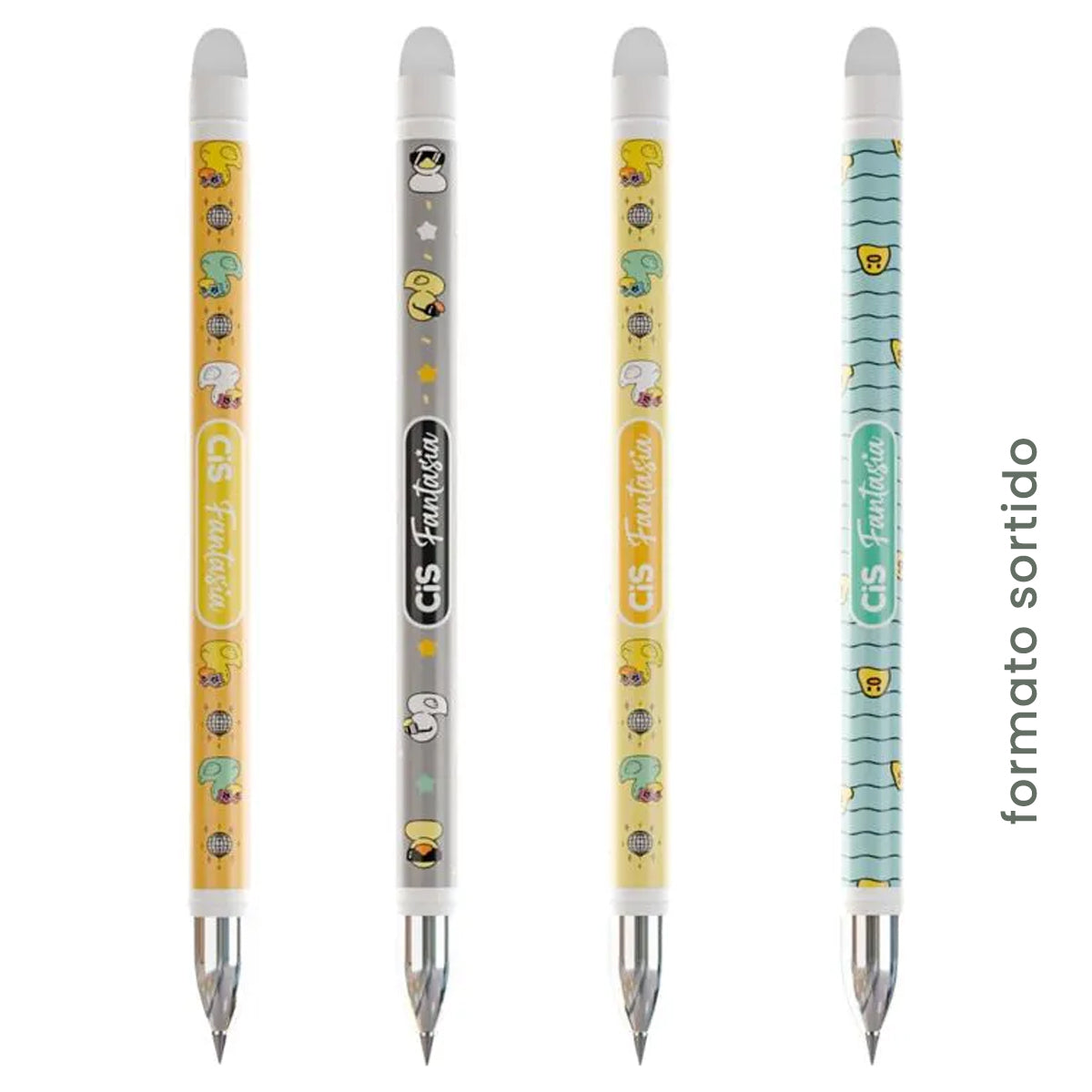 Caneta Apagavel Fantasia 0.5Mm - Pato - Cis