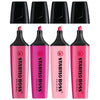Estojo Marca Texto Stabilo Boss com 04 Cores - Tons Pink