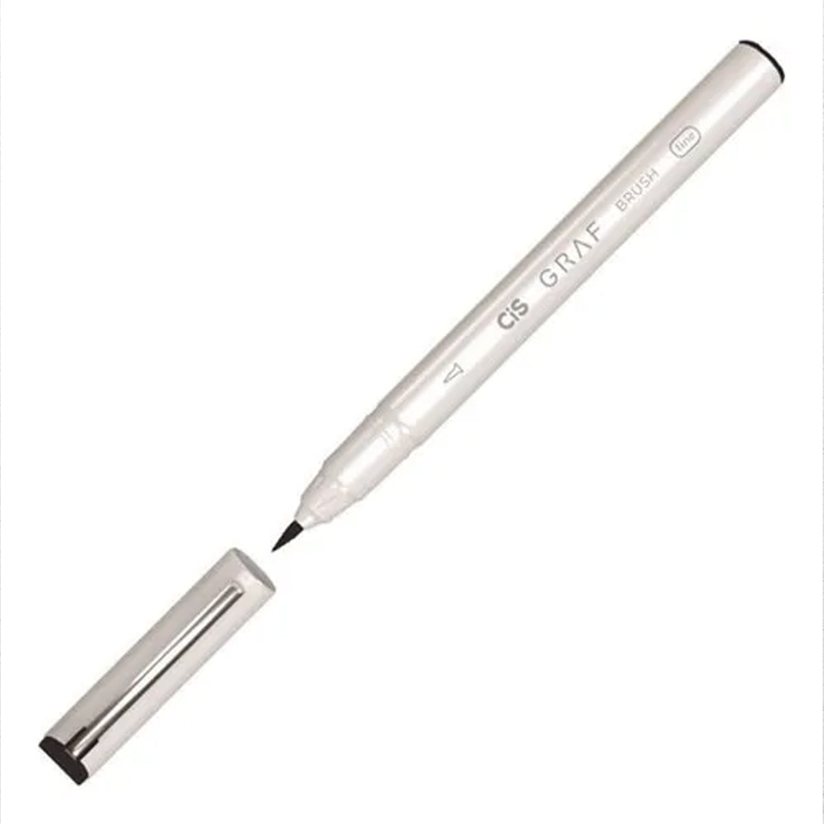 Marcador Artistico Graf Brush Fine - Preta - Cis