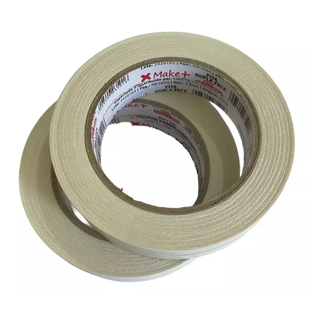 Fita Dupla Face Papel 1,2 Cm X 30 M - Make+