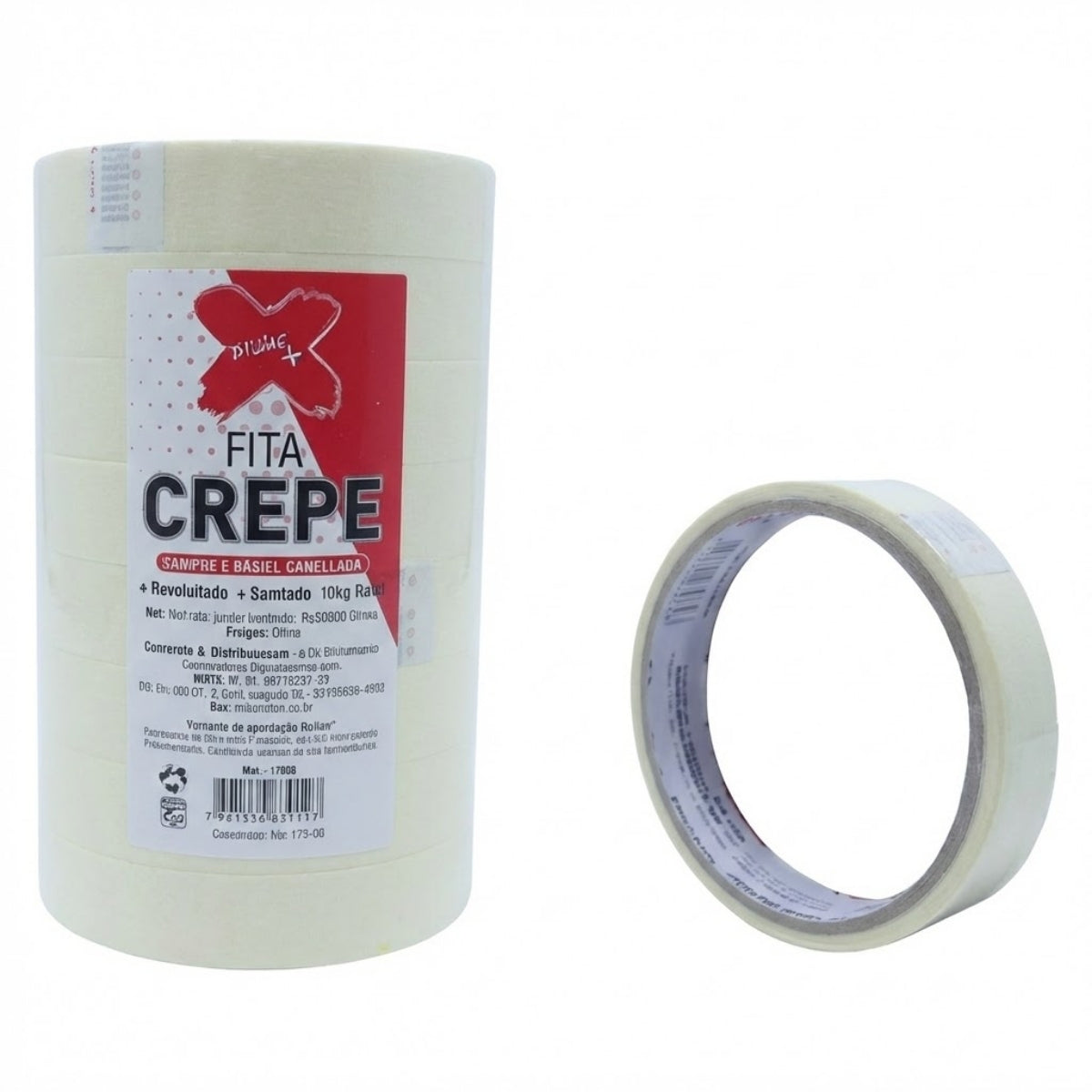 Fita Crepe 1,8 Cm X 10 M - Make+
