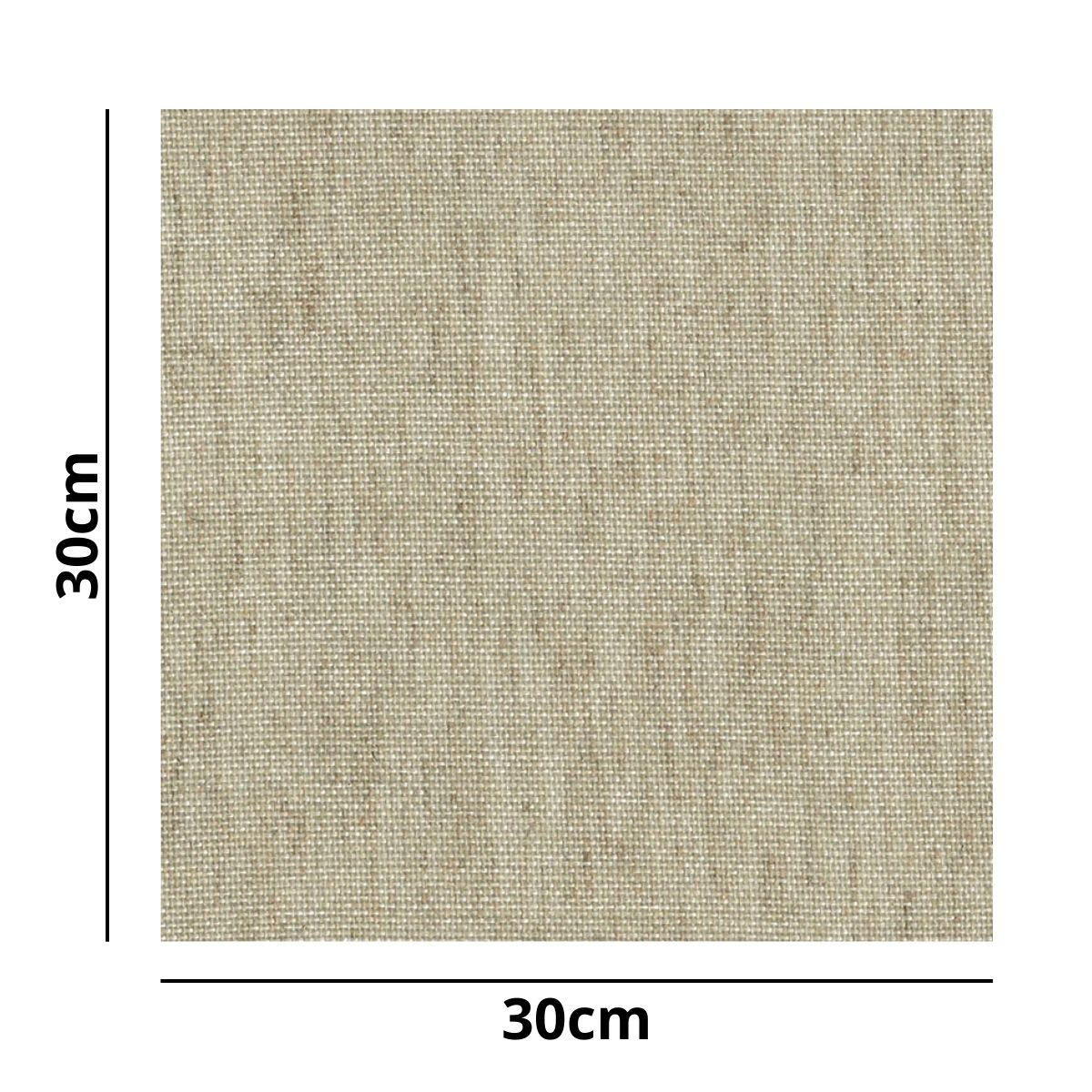 Tela de Linho para Pintura Trident Cunha em Plástico 30x30x02cm
