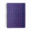 Caderno Universitário Espiral Cicero 20x28cm 160 Folhas Pautado - Bossa Nova Pontos Azul
