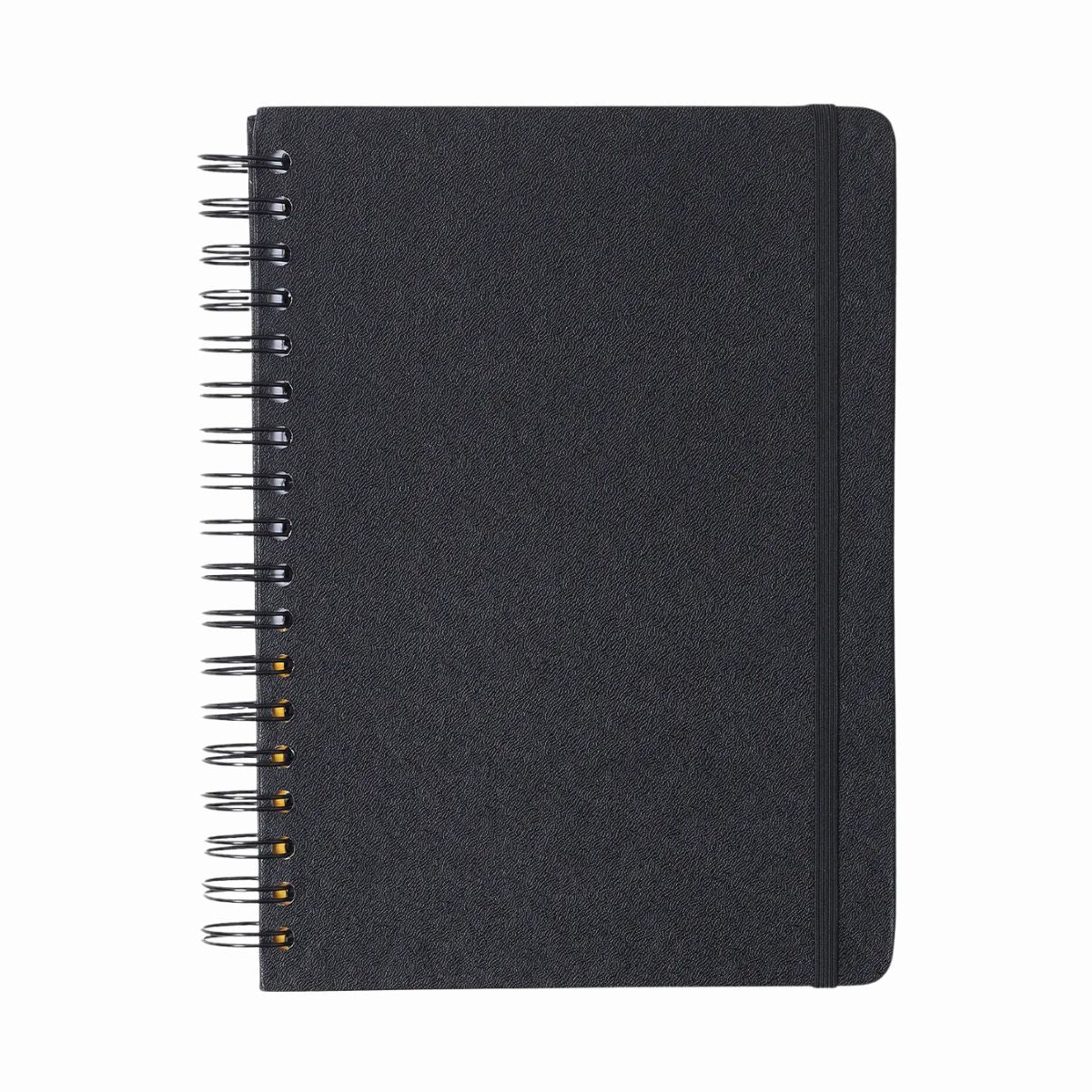 Caderno Colegial Espiral Cicero 17,3x24cm 160 Folhas Pautado - Clássica Preto