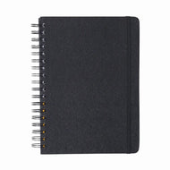 Caderno Colegial Espiral Cicero 17,3x24cm 160 Folhas Pautado - Clássica Preto