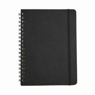 Caderno Colegial Espiral Cicero 17,3x24cm 80 Folhas Pautado - Clássica Preto