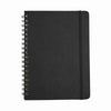 Caderno Colegial Espiral Cicero 17,3x24cm 80 Folhas Pautado - Clássica Preto