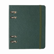Caderno Criativo Argolado Cicero Office Duo A6 60 Folhas Pautado e Pontado - Clássica Verde Oliva