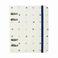 Caderno Criativo Argolado Cicero Office Duo A6 60 Folhas Pautado e Pontado - Bossa Nova Pontos Off White