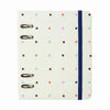 Caderno Criativo Argolado Cicero Office Duo A6 60 Folhas Pautado e Pontado - Bossa Nova Pontos Off White