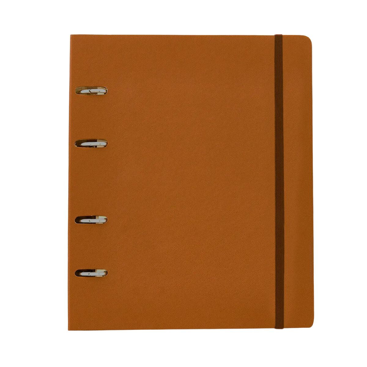 Caderno Criativo Argolado Cicero 17x24cm 100 Folhas Pautado - Clássica Caramelo