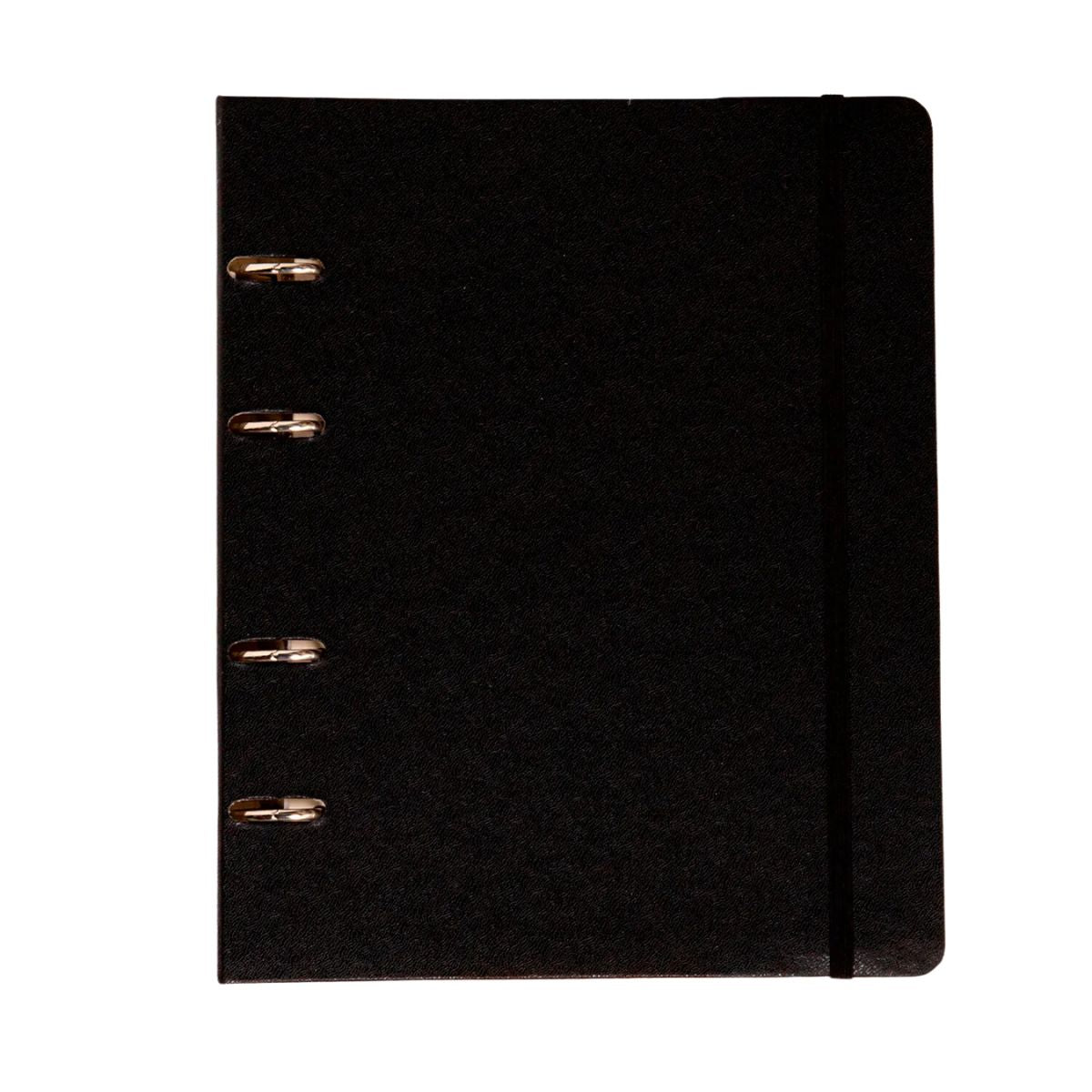Caderno Criativo Argolado Cicero 17x24cm 100 Folhas Pautado - Clássica Preto