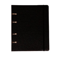Caderno Criativo Argolado Cicero 17x24cm 100 Folhas Pautado - Clássica Preto
