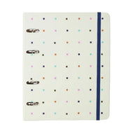 Caderno Criativo Argolado Cicero Office Duo A5 80 Folhas Pautado e Pontado - Bossa Nova Pontos Off White