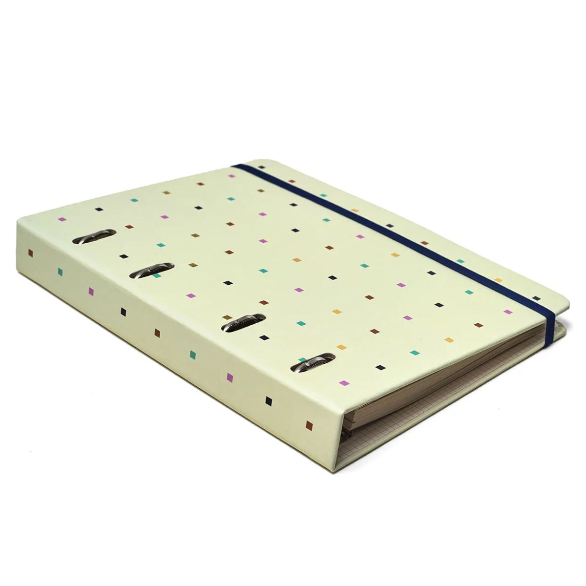 Caderno Criativo Argolado Cicero Office Duo A5 80 Folhas Pautado e Pontado - Bossa Nova Pontos Off White