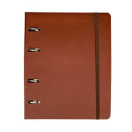 Caderno Criativo Argolado Cicero Office Duo A5 80 Folhas Pautado e Pontado - Clássica Café