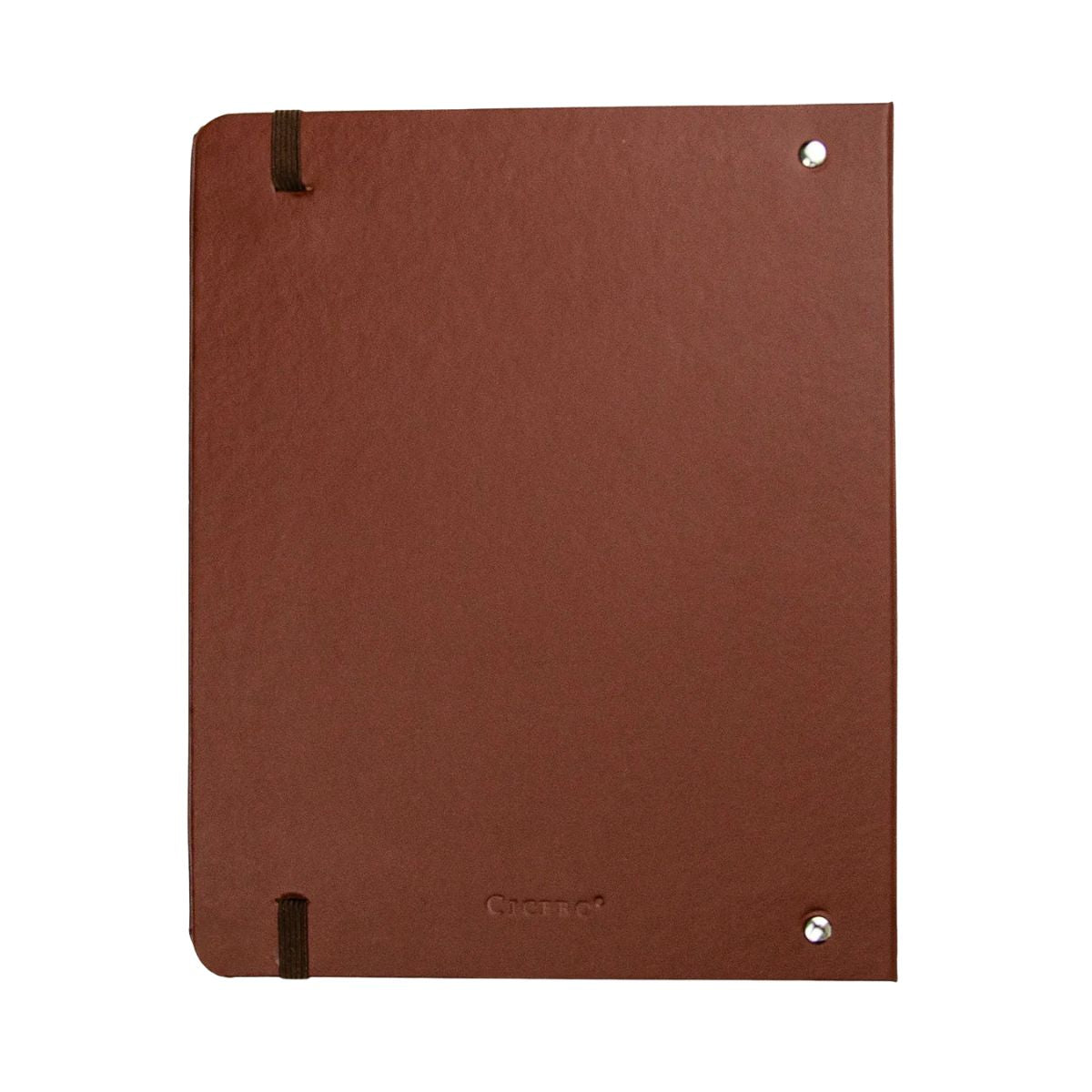 Caderno Criativo Argolado Cicero Office Duo A5 80 Folhas Pautado e Pontado - Clássica Café