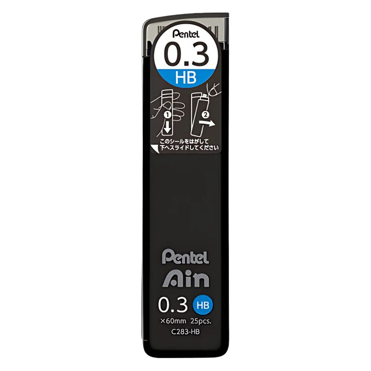 Tubo Mina Grafite Ain Stein 0.3Mm Pentel Com 25 Unidades