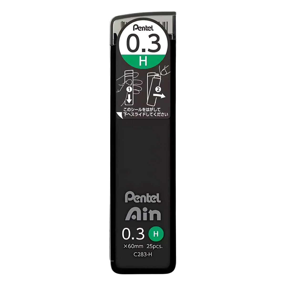 Tubo Mina Grafite Ain Stein 0.3Mm Pentel Com 25 Unidades