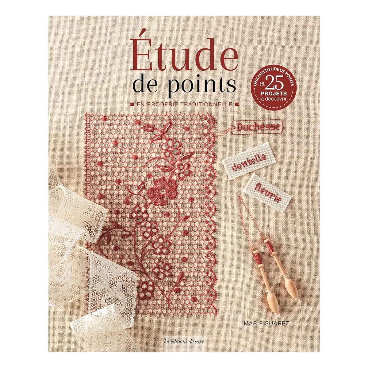 Livro Estudo dos Pontos em Bordado Tradicional (Livro em Francês) - Ambientes & Costumes