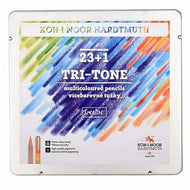 Estojo Lápis de Cor Tri-tone Multicor Lata 24 Tons - Koh-i-noor - 3444